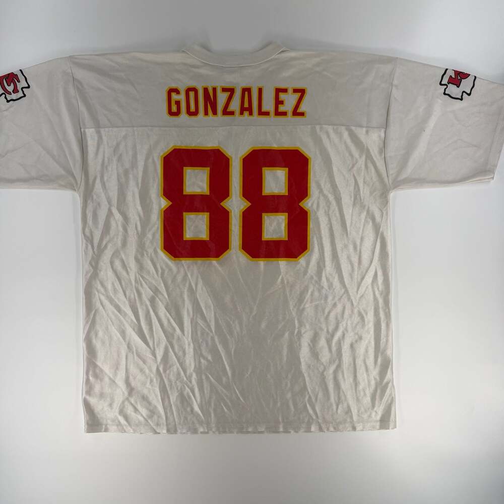 0741 2XL Vintage Kansas City Chiefs Tony Gonzalez #88 NFL Players Football Jerse